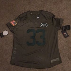Salute to Service NEW YORK JETS #33 Adams jersey.